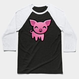 Pink Piglet Baseball T-Shirt